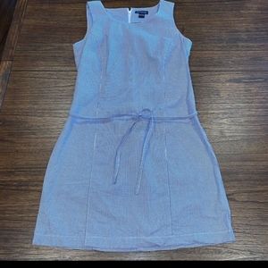 Ann Taylor Size 6 Gingham Cotton Dress